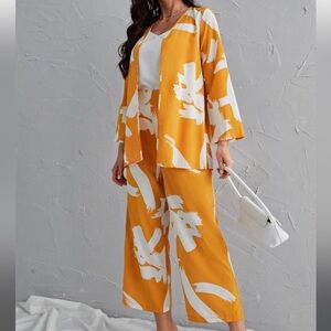 SHEIN Kimono & Wide Leg Pants